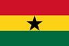 Flagge von Ghana - Flag of Ghana